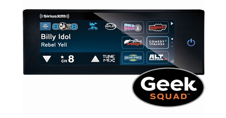 SiriusXM Commander Touch Satellite Radio Receiver & Geek Squad® Installation Package Only $79.99! (Reg. $210)