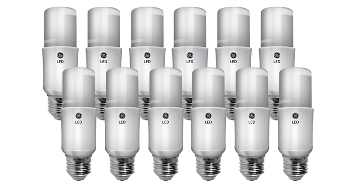 GE Lighting LED Bright Stik Bulbs 12-Pack – Just $18.99!