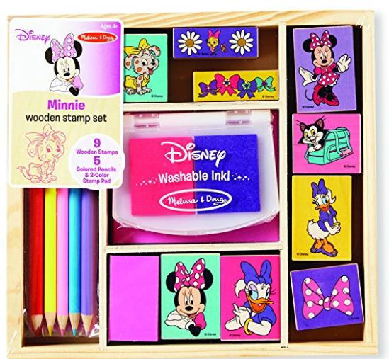 Melissa & Doug Disney Minnie Mouse Wooden Stamp Set – Only $8.99!
