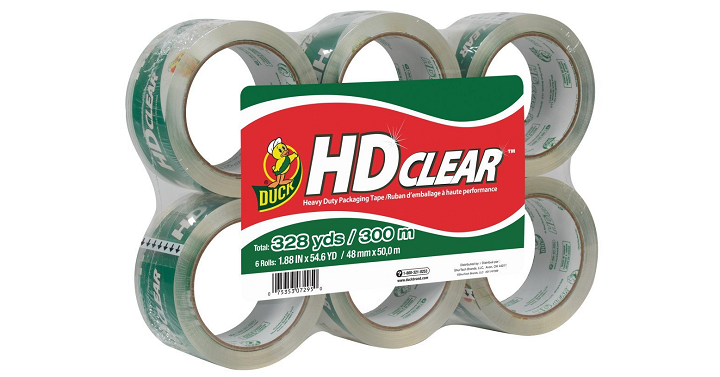 Amazon: Scotch Heavy Duty Shipping Packaging Tape 6 Rolls Only $11.37!