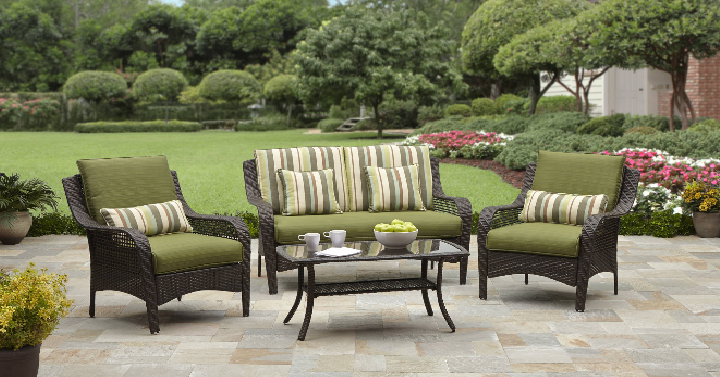 Better Homes and Gardens Amelia Cove 4-piece Woven Patio Conversation Set Only $379 Shipped! (Reg. $500)