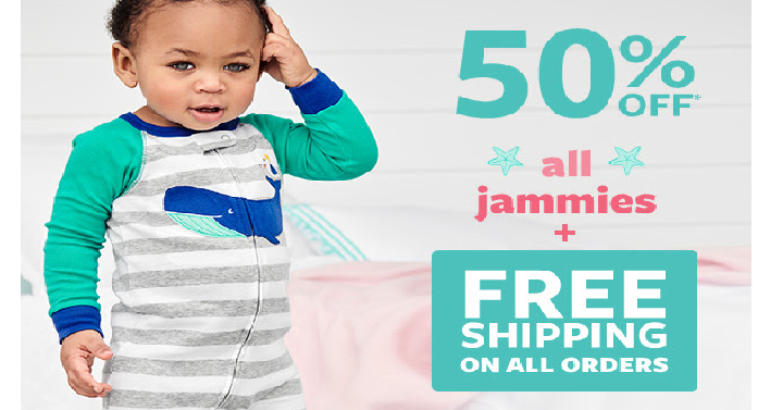 Carter’s: Take 50% off Pjs + FREE Shipping! Pjs for Only $7.48 Shipped!