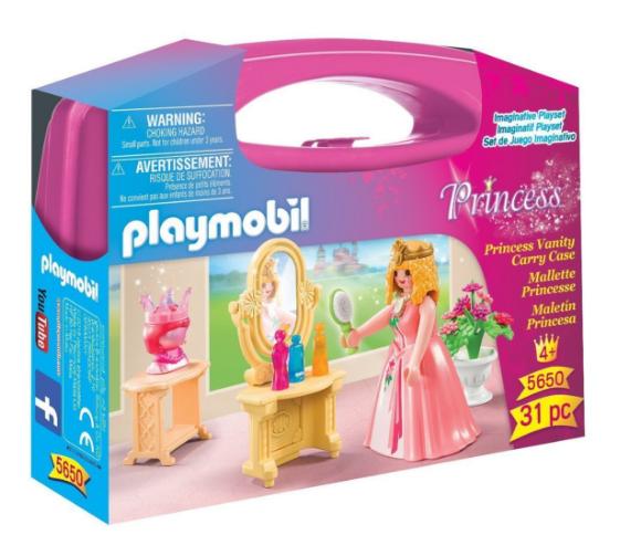 PLAYMOBIL Princess Vanity Carry Case – Only $4.88! *Add-On Item*
