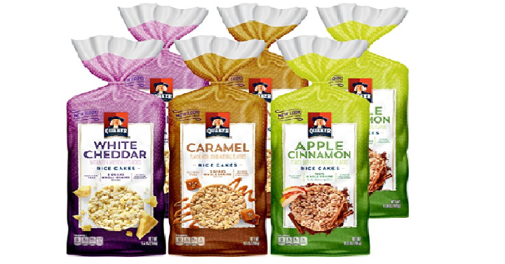 Quaker Gluten Free Rice Cakes Variety Pack, 6 Count Only $10.99!