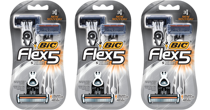 BIC Flex 5 Disposable Razor Men (3 Count) Only $4.08 Shipped!