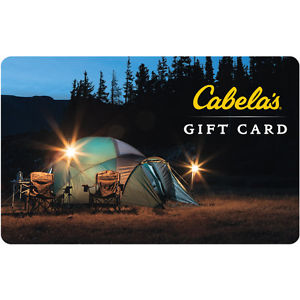 Cabela’s $100 Physical Gift Card Only $80! (Great Father’s Day Gift!)