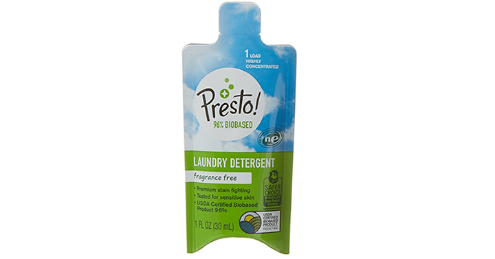 Amazon Brand Presto! 96% Biobased Concentrated Liquid Laundry Detergent Sample – Just $2.00! Get $2.00 Back! Available again!