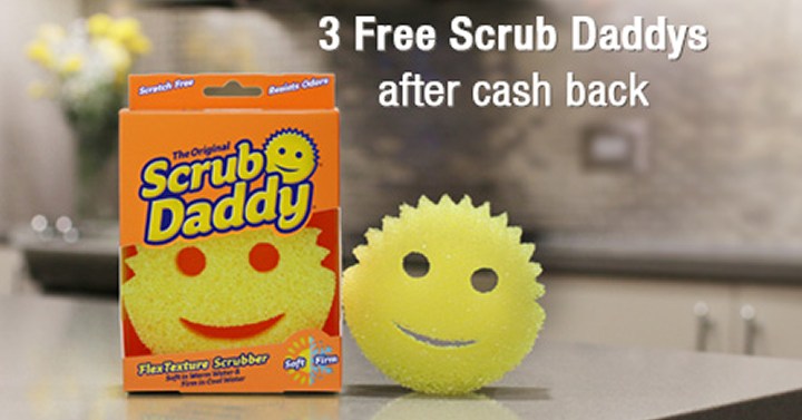 Last Day for this Awesome Freebie! Get 3 Free Scrub Daddys from TopCashBack!