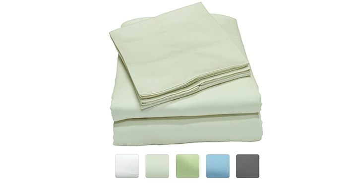 300 Thread Count 100% Cotton Sheet Set – Just $23.99 and up!