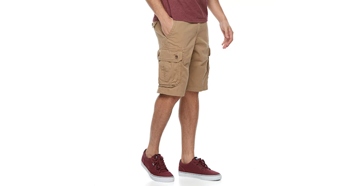 Kohl’s 30% Off! Earn Kohl’s Cash! Stack Codes! FREE Shipping! Men’s Urban Pipeline Twill Cargo Shorts – Just $13.99!