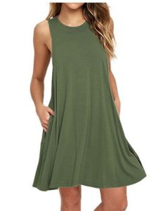 Sleeveless Summer Dress w/Pockets Just $12.99!