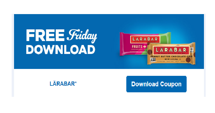 FREE Larabar! Download Coupon Today, May 18th Only!