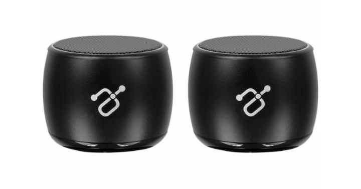 Aluratek DYNAMITE Portable Bluetooth Speaker (2-Pack) – Just $19.99!