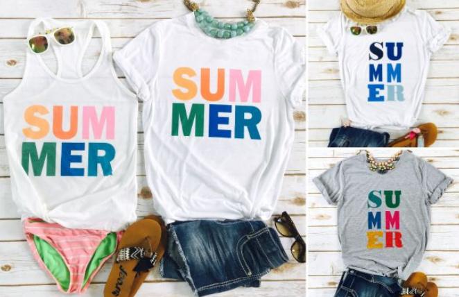 Summer Tees & Tanks – Only $13.99!