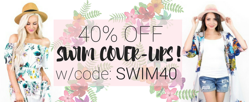 Style Steals at Cents of Style! Swim Cover-Ups for 40% Off! FREE SHIPPING!