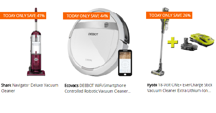 Home Depot: Save Up to 40% off Select Vacuum Cleaners! TODAY Only!