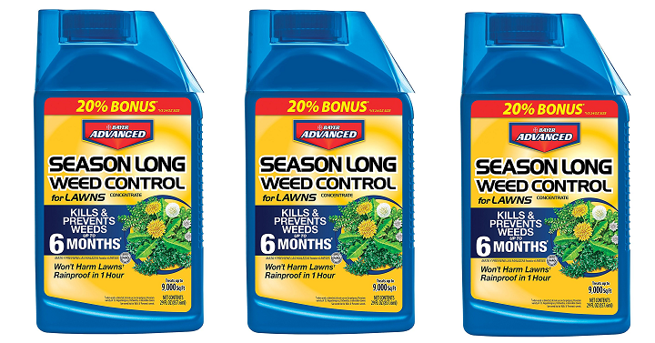 Bayer Advanced Season Long Week Control for Lawn Concentrate (24oz) Only $7.49!