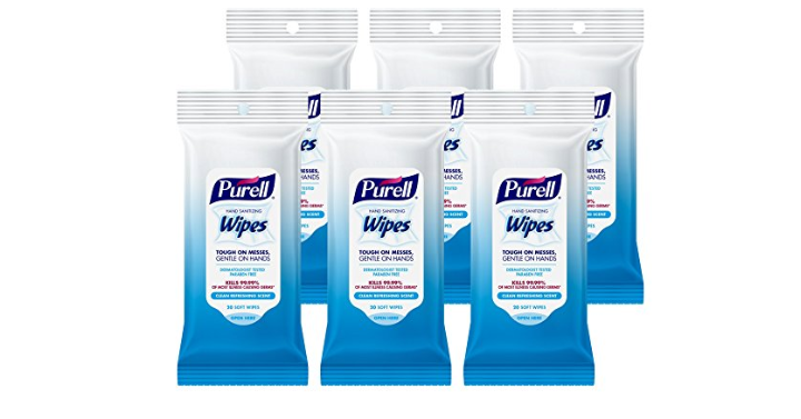 PURELL Hand and Face Sanitizing Wipes (Case of 6) Only $5.87 Shipped!