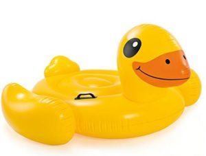 Yellow Duck Inflatable Ride-On Just $9.99!