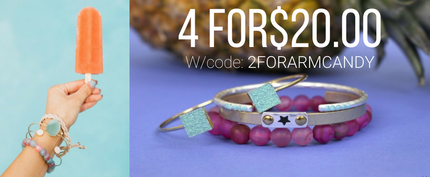 Cents of Style – 2 For Tuesday – CUTE Bracelets – Just 4 for $20.00! FREE SHIPPING!