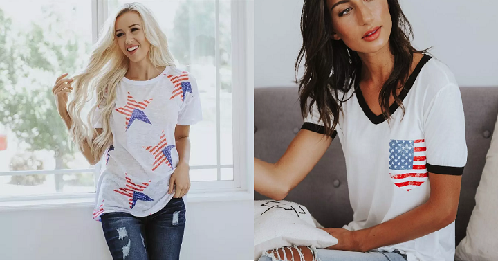July 4th Collection of Tees (4 Styles) Only $19.99!