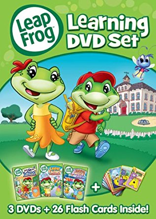 LeapFrog: Learning Set Only $8.69! Includes 3 DVDs + Flash Cards!