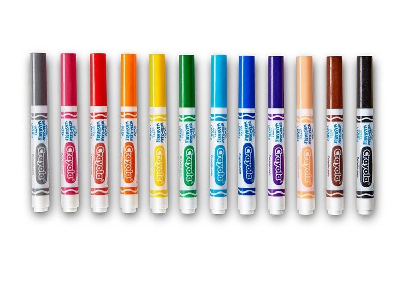 Crayola Ultra-Clean Washable Markers, 12-ct—$5.62!