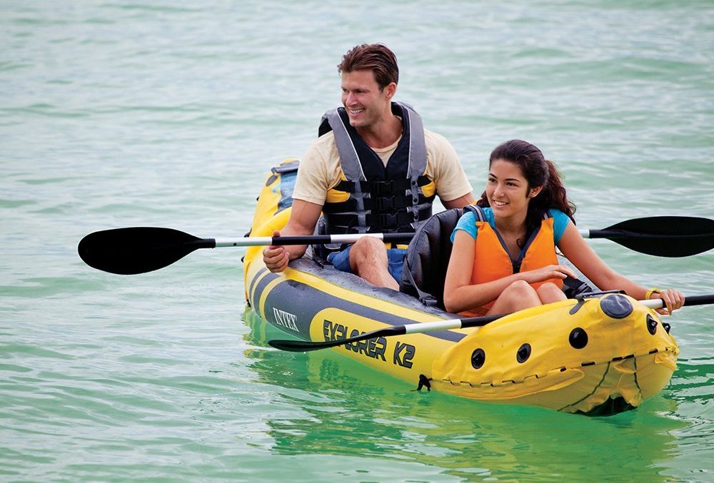 Intex Explorer K2 Kayak, 2-Person Inflatable Kayak Just $79.99!
