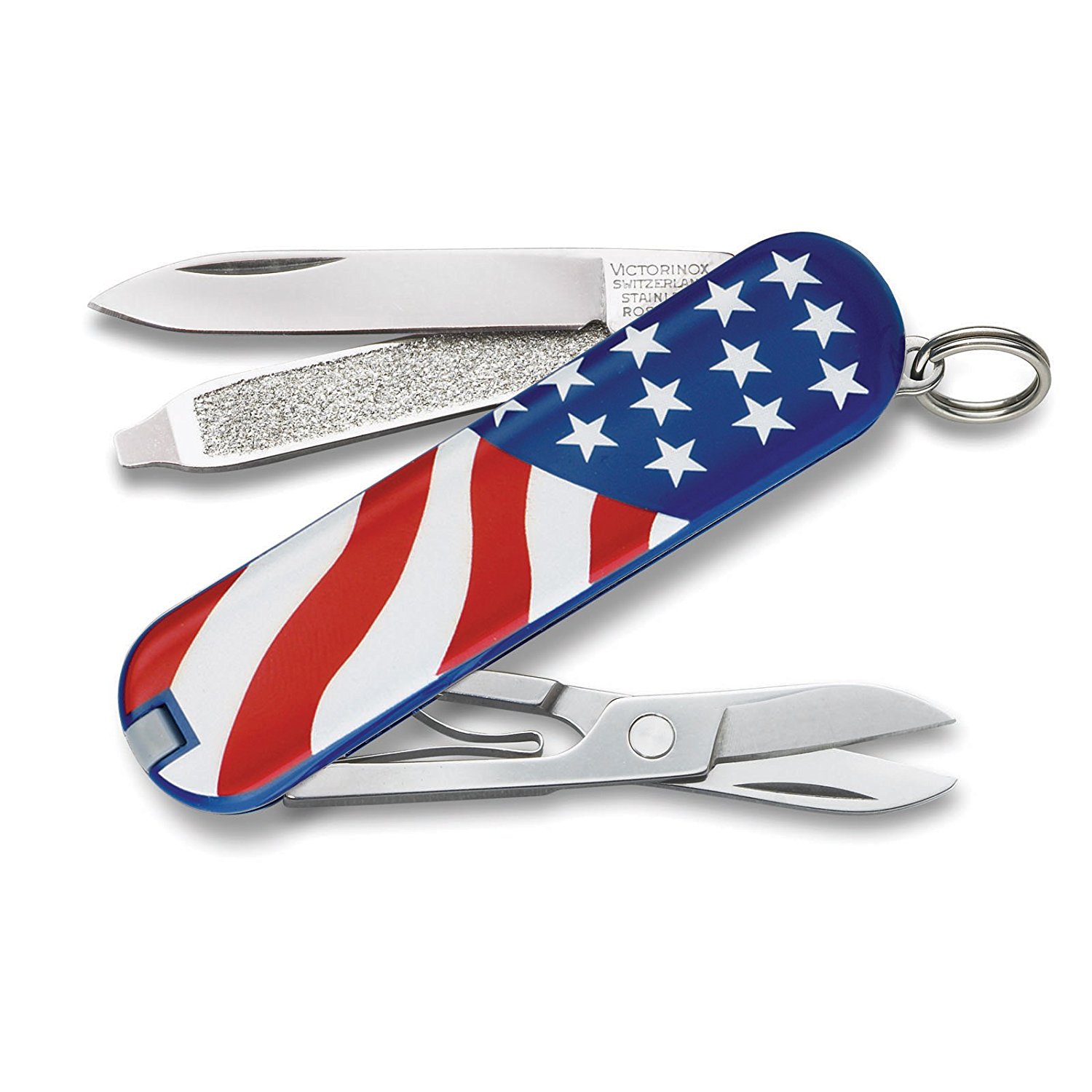 Victorinox Swiss Army Classic SD Pocket Knife – American Flag Version – Just $16.00!