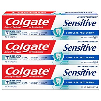 THREE Colgate Sensitive Toothpastes Only $7.94!