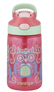 Contigo AUTOSPOUT Straw Gizmo Flip Kids Water Bottle $7.87!