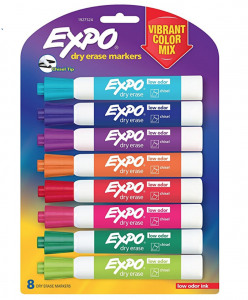Expo Dry Erase Markers 8-Pack $6.97 As Add-On Item!