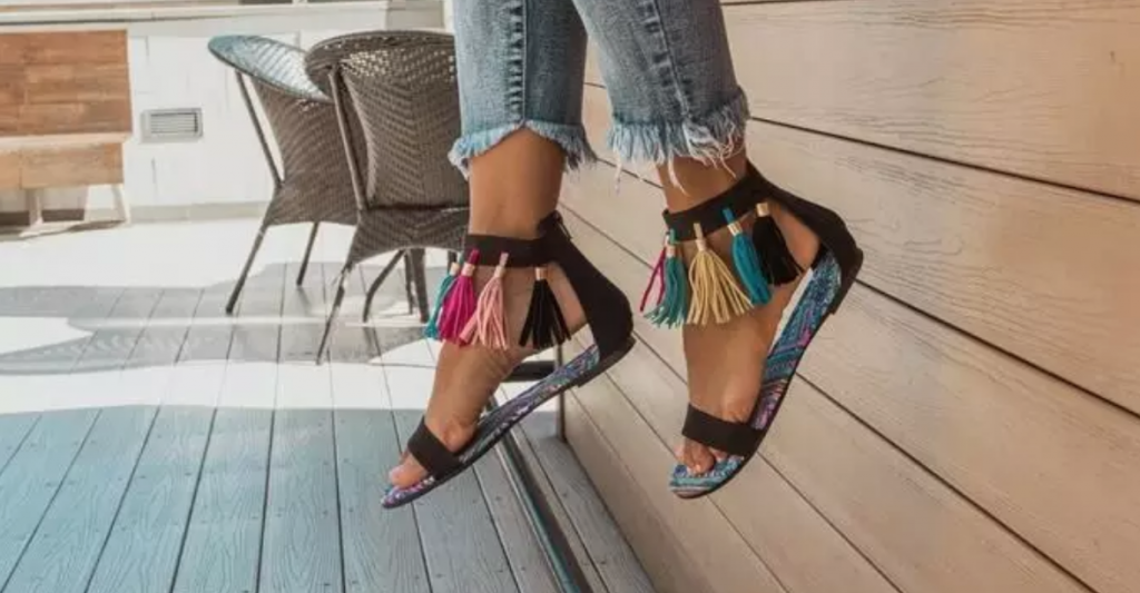 MUK LUKS  Tassel Sandals Just $21.99! Plus, FREE Shipping!