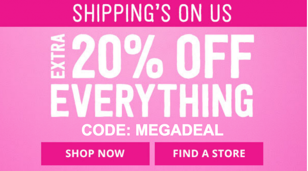 Crazy 8: FREE Shipping And 20% Everything!