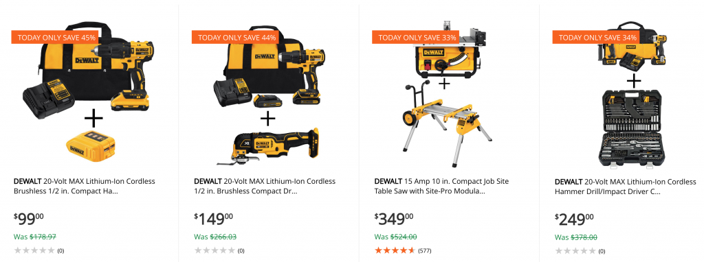 Save Up To 45% On Dewalt Tools & Workboots Today Only At Home Depot!