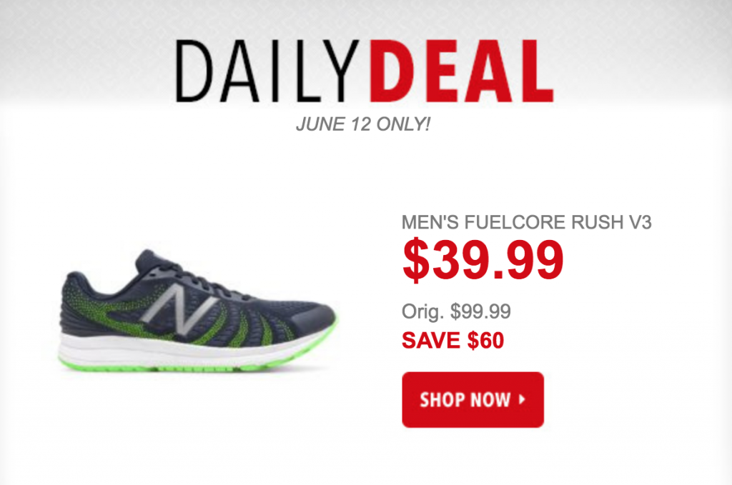 Men’s FuelCore Rush v3 New Balance Running Shoes Just $39.99 Today Only!