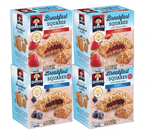 Quaker Breakfast Squares, Variety Pack 20-Count $9.96 Shipped!