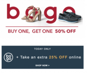 Payless BOGO Plus Extra 25% Off Online & Today Only!
