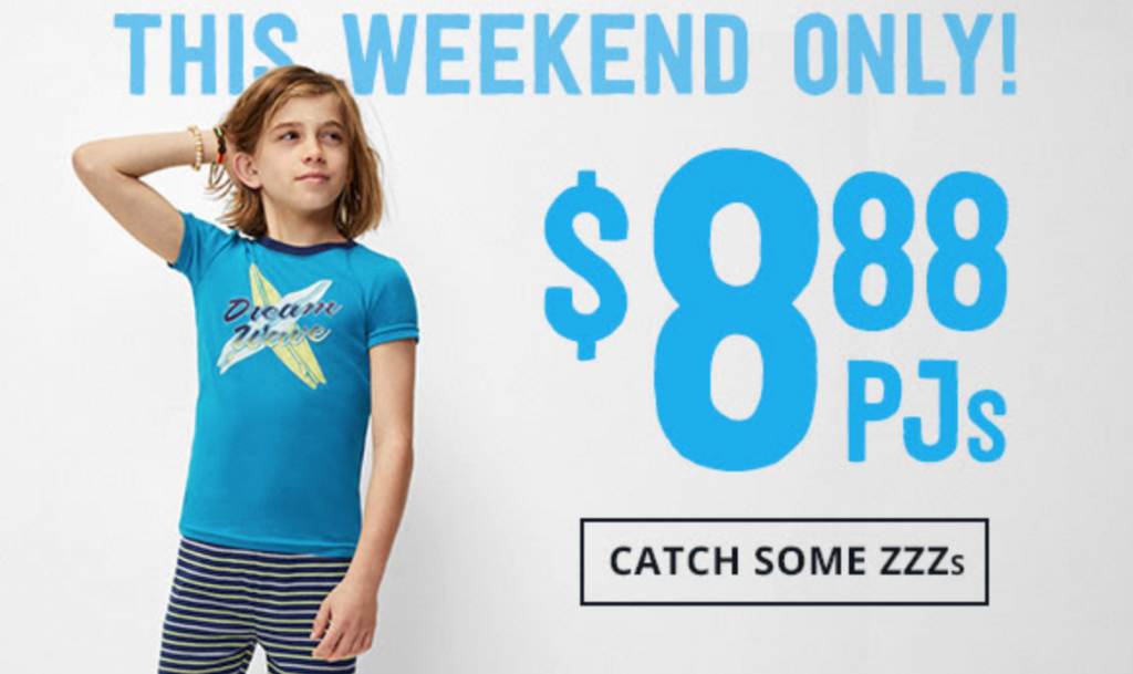 Crazy 8: $8.88 PJ’s This Weekend Only!