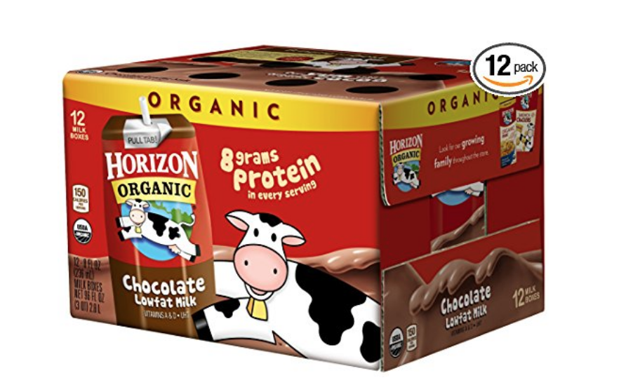 Horizon Organic, Low Fat Milk, Chocolate 12-Count Just $11.38 Shipped!