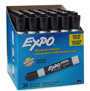 EXPO Low-Odor Dry Erase Markers 36-Count Just $17.12!
