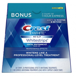 Crest 3D White Professional Effects Whitestrips 22-Count Plus Two 1-Hour Treatments Just $38.99!