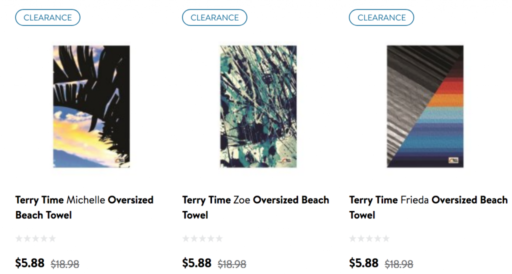 Terry Time Oversized Beach Towels Just $5.88! (Reg. $18.98)