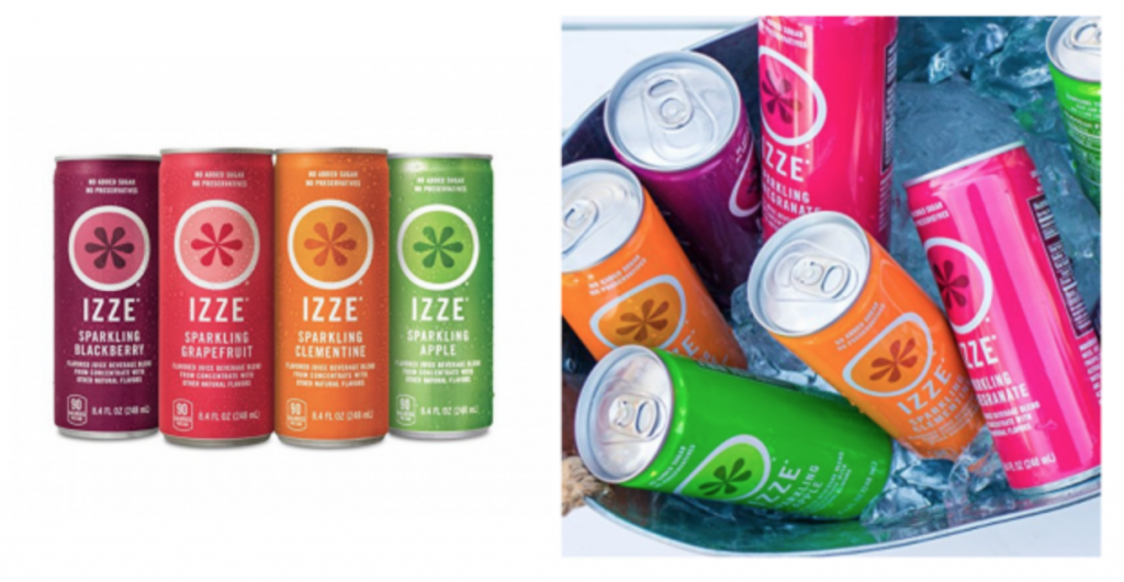 IZZE Sparkling Juice, 4 Flavor Variety Pack 24-Count Just $12.58!