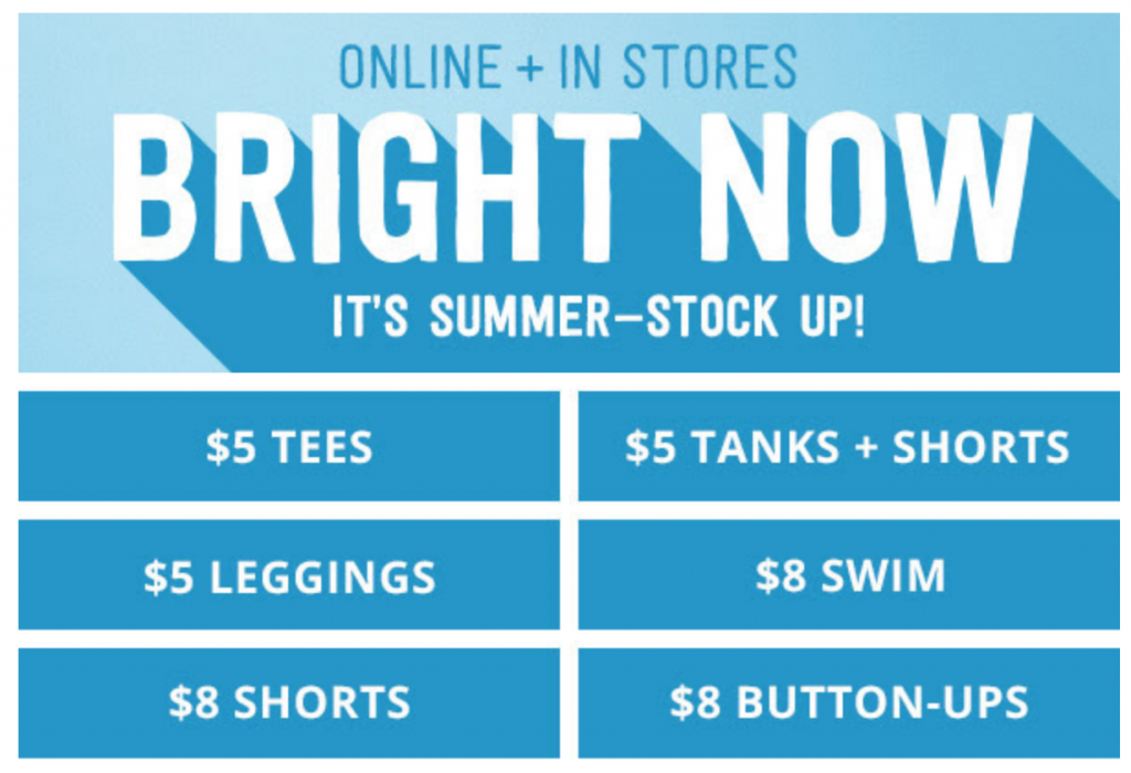 FREE Shipping & Summer Stock Up Sale Going On At Crazy 8!
