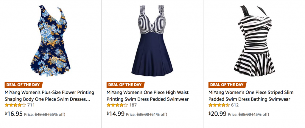 Save Up To 65% Off Select Swimsuits Today Only At Amazon!