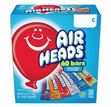 Airheads Bars, Chewy Fruit Candy, Variety Pack, 60 Count – Only $6.64!