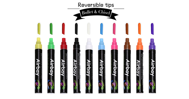 Liquid Chalk Markers 10 Pack – Just $7.99!