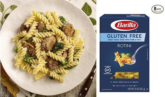 Barilla Gluten Free Pasta, Rotini (Pack of 8) – Only $8.25!
