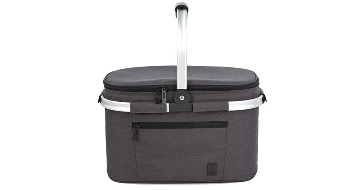 Large Size Insulated Folding Collapsible Picnic Basket Cooler with Sewn in Frame – Just $17.19!